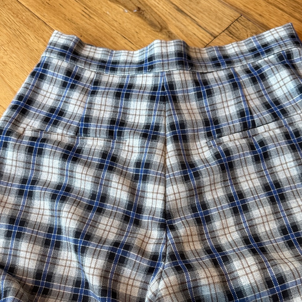 Plaid Women's Trousers - Picture 4 of 4